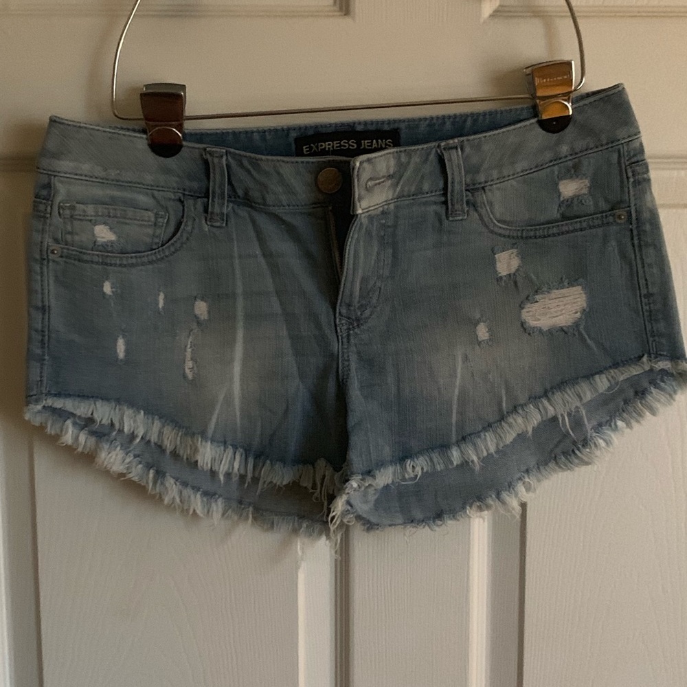 Express jean shorts